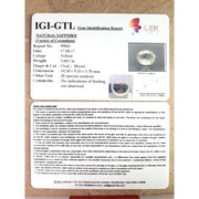 4.00 Ratti yellow sapphire with Govt Lab Certificate-(YELSA9T)